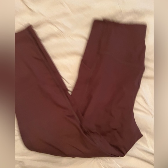 Girlfriend Collective Leggings Size Medium Rose Quartz Yoga Pants High Rise - Picture 2 of 4